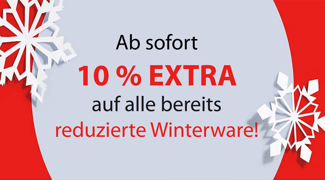Winter – Sale – Finale! Ab sofort 10 % EXTRA auf die bereits REDUZIERTE Ware bei Theis Herrenmoden & Theis Outdoor.