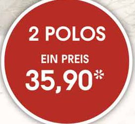 2 Tom Tailor Polo-Shirts = 1 Preis 35,90